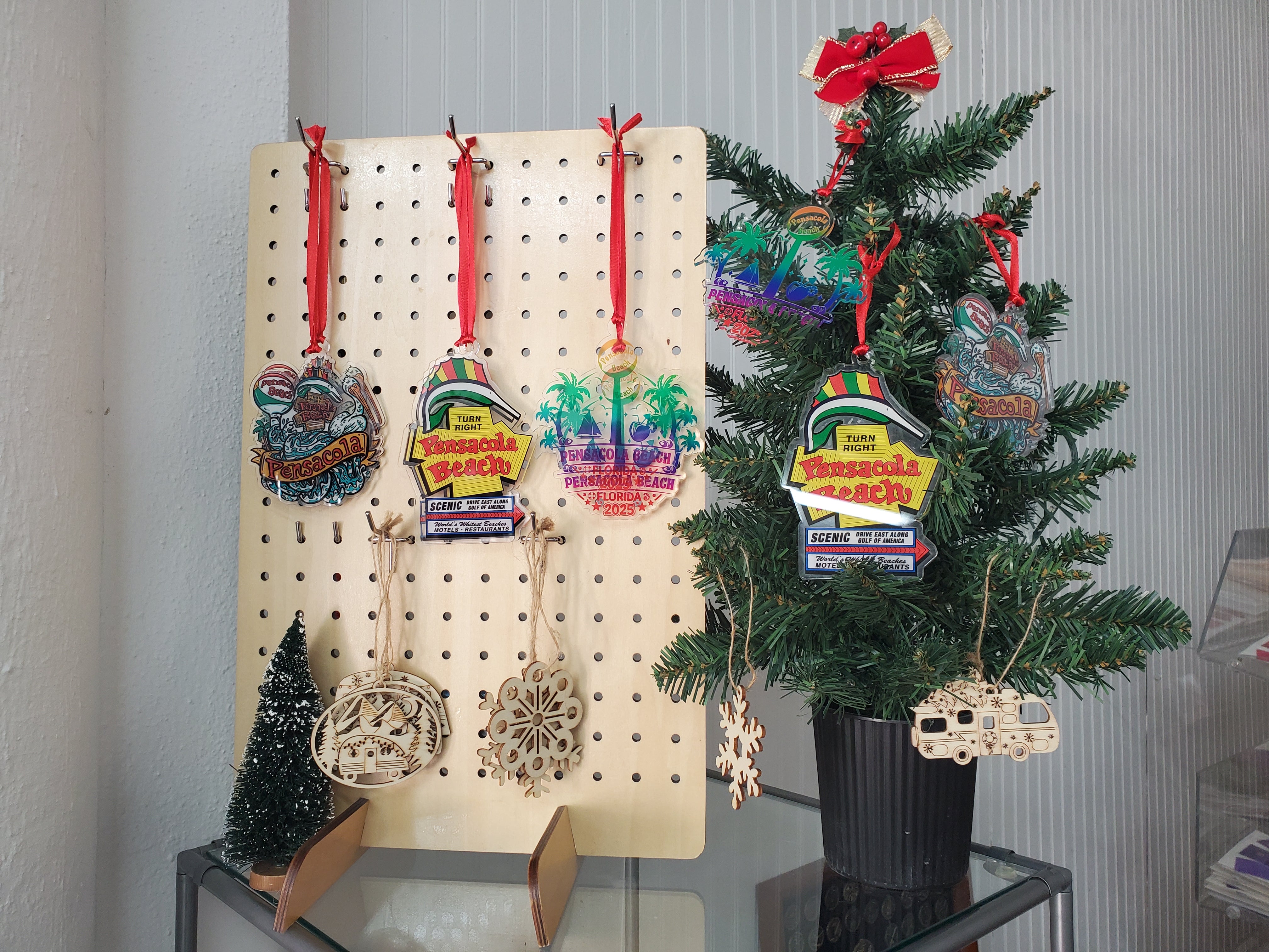 Pensacola Beach Sign Ornament