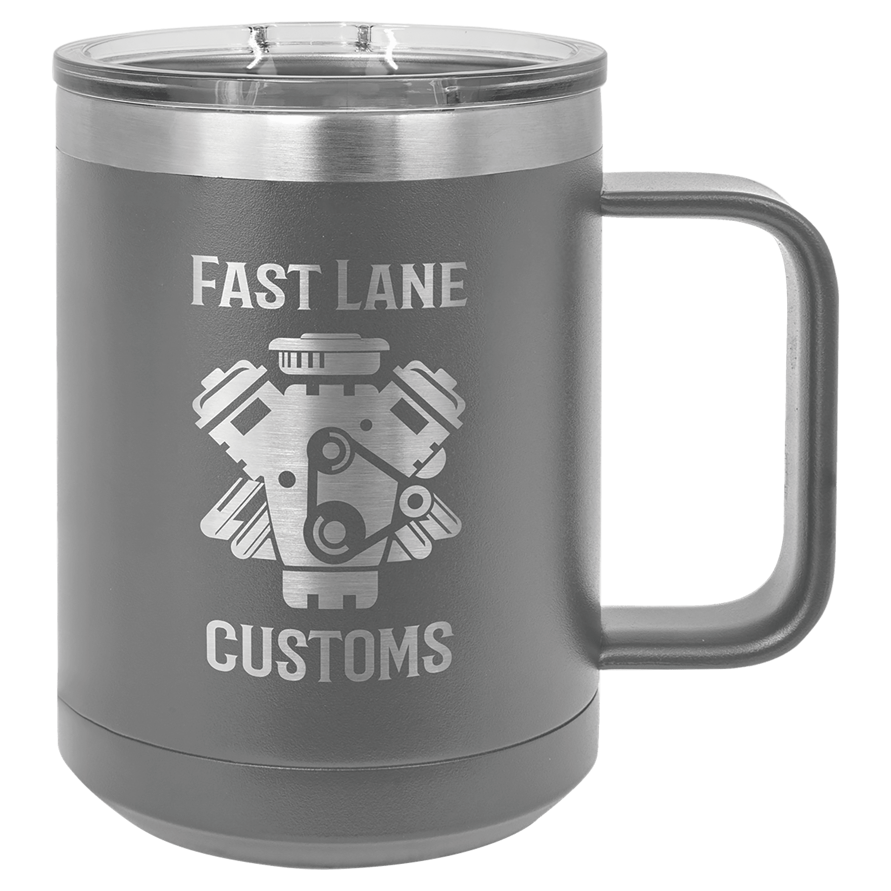 15 oz. Stainless Steel Vacuum Insulated Mug with Slider Lid (18 Different Colors)