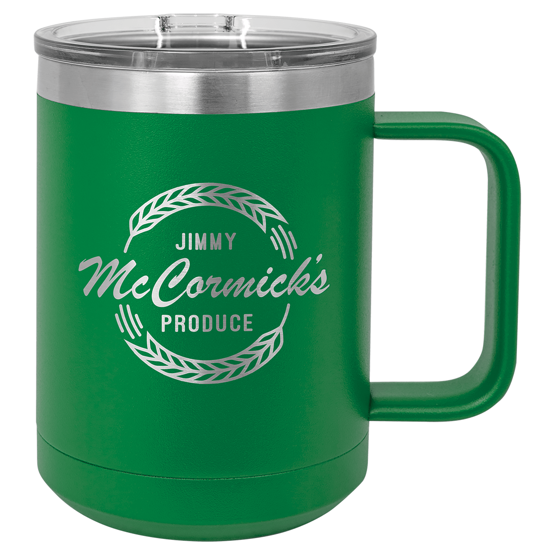 15 oz. Stainless Steel Vacuum Insulated Mug with Slider Lid (18 Different Colors)