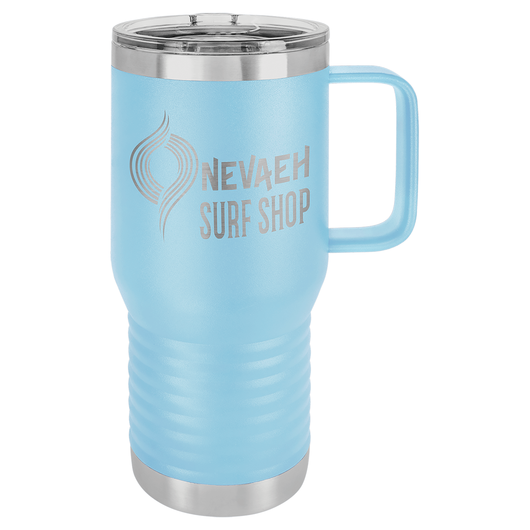 20 oz. Stainless Steel Vacuum Insulated Travel Mug with Slider Lid (18 Different Colors)