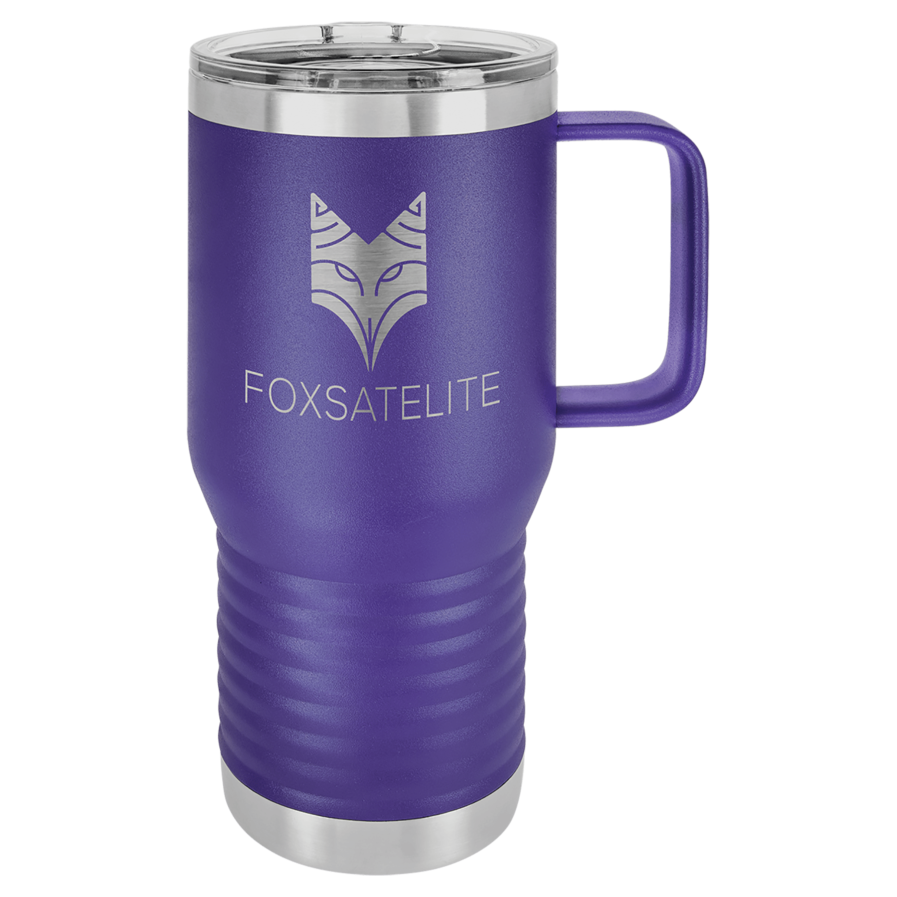 20 oz. Stainless Steel Vacuum Insulated Travel Mug with Slider Lid (18 Different Colors)