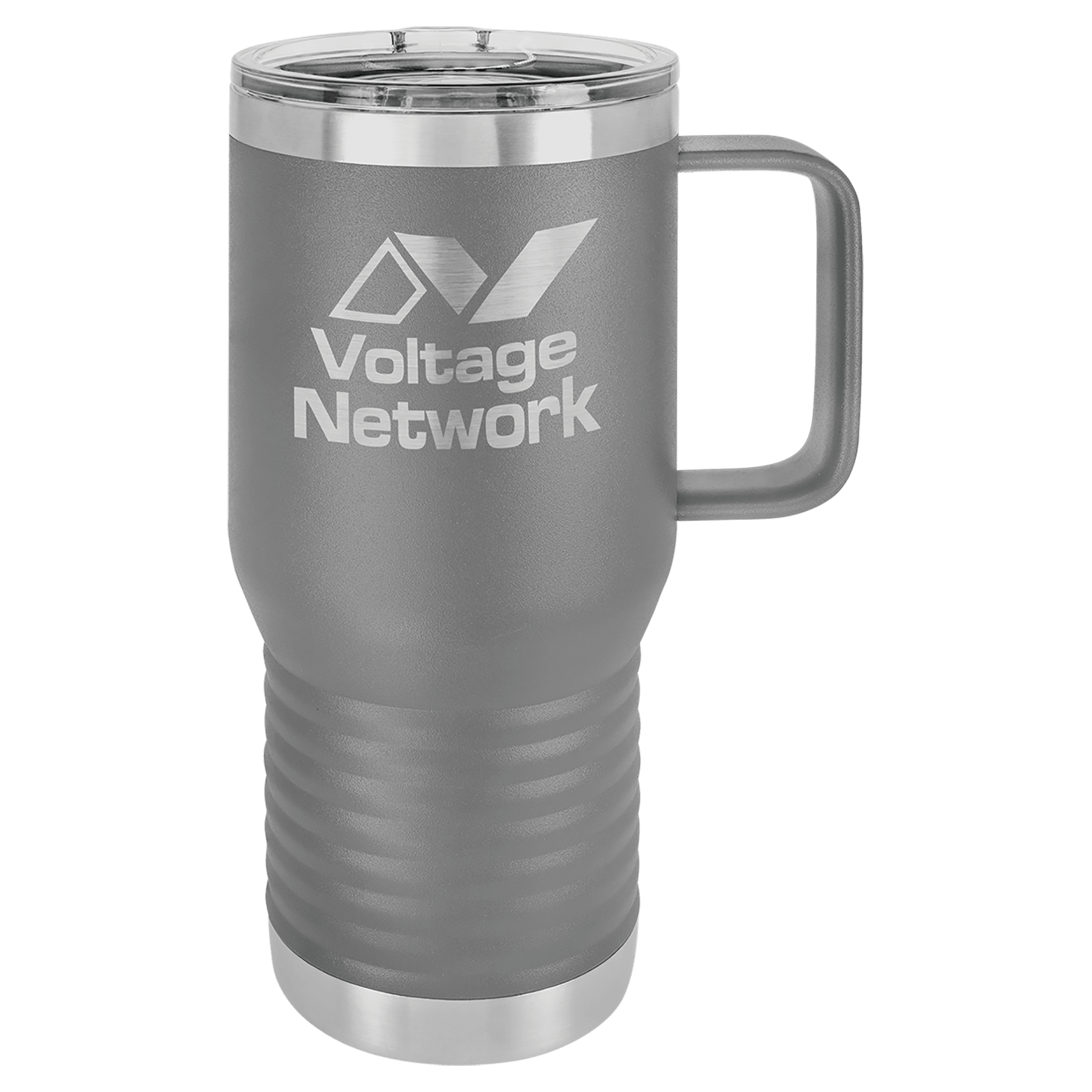 20 oz. Stainless Steel Vacuum Insulated Travel Mug with Slider Lid (18 Different Colors)
