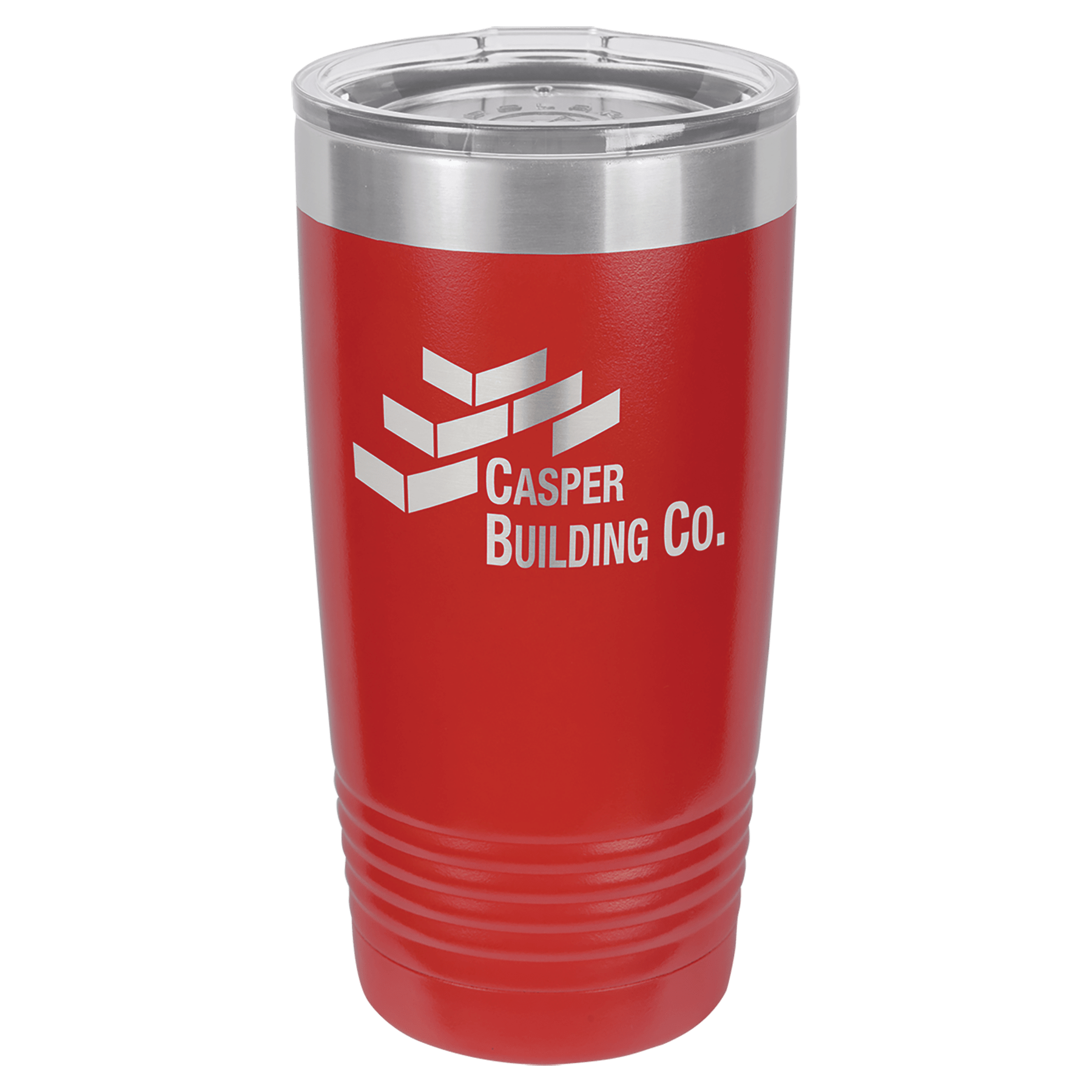 20 oz. Stainless Steel Vacuum Insulated Ringneck Tumbler with Clear Lid (18 Different Colors)