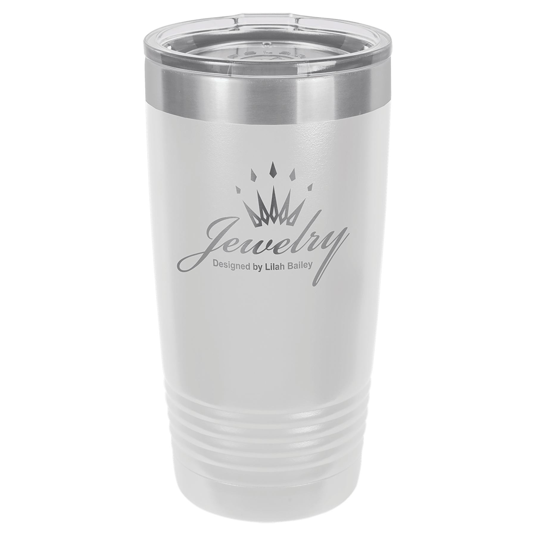 20 oz. Stainless Steel Vacuum Insulated Ringneck Tumbler with Clear Lid (18 Different Colors)