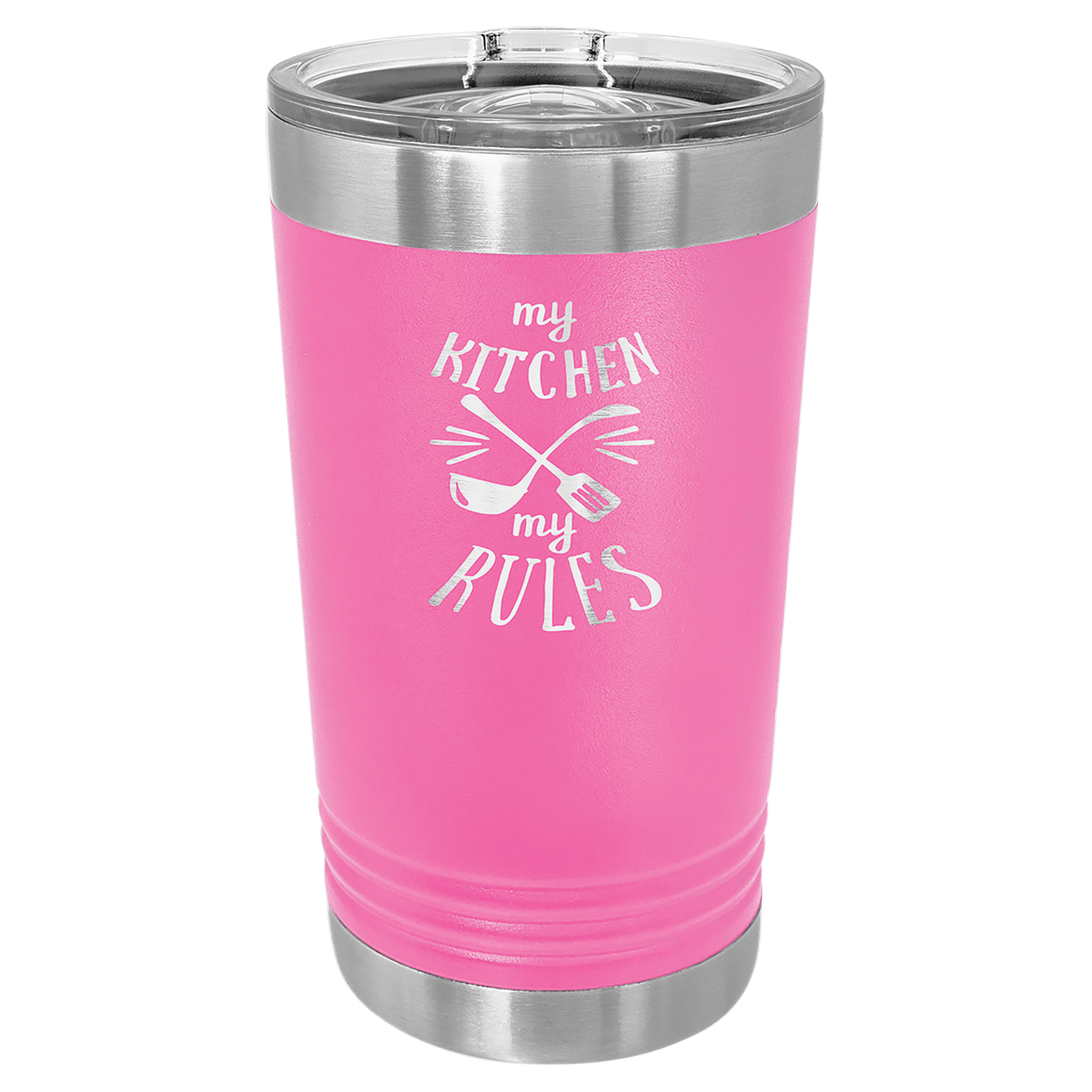 16 oz. Stainless Steel Pint with Slider Lid (18 Different Colors)