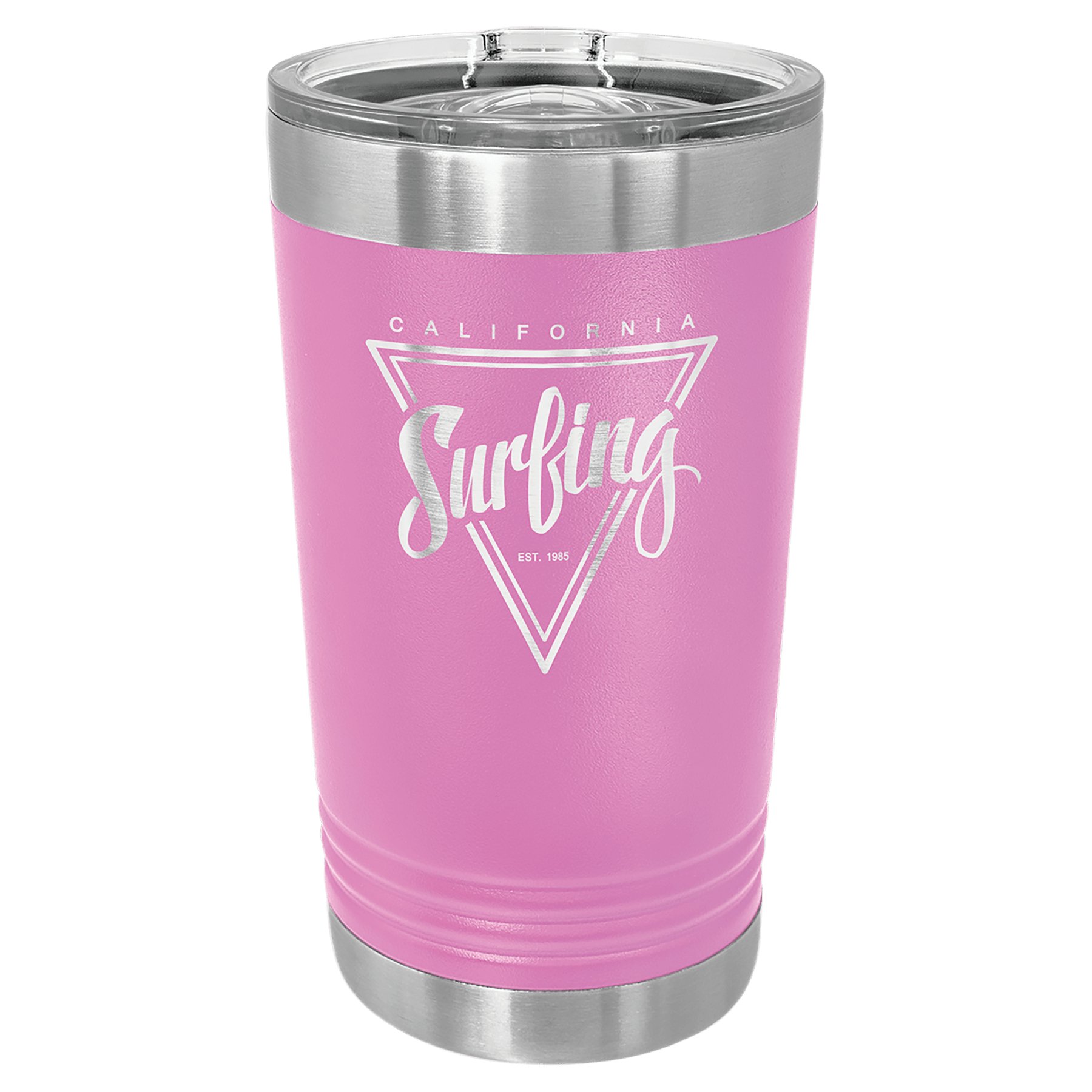 16 oz. Stainless Steel Pint with Slider Lid (18 Different Colors)