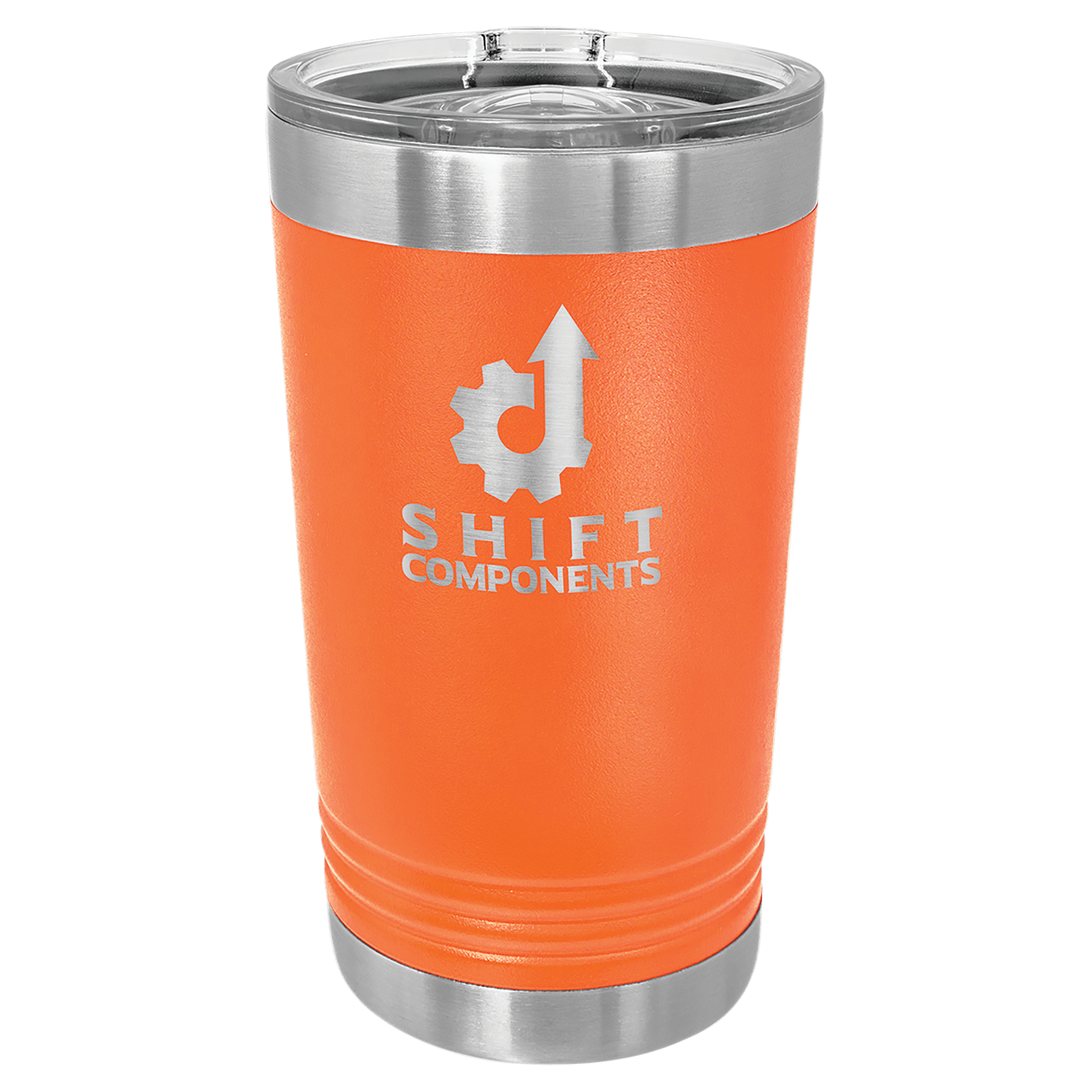 16 oz. Stainless Steel Pint with Slider Lid (18 Different Colors)