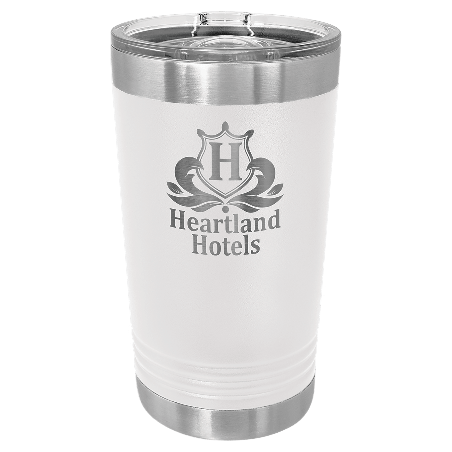 16 oz. Stainless Steel Pint with Slider Lid (18 Different Colors)