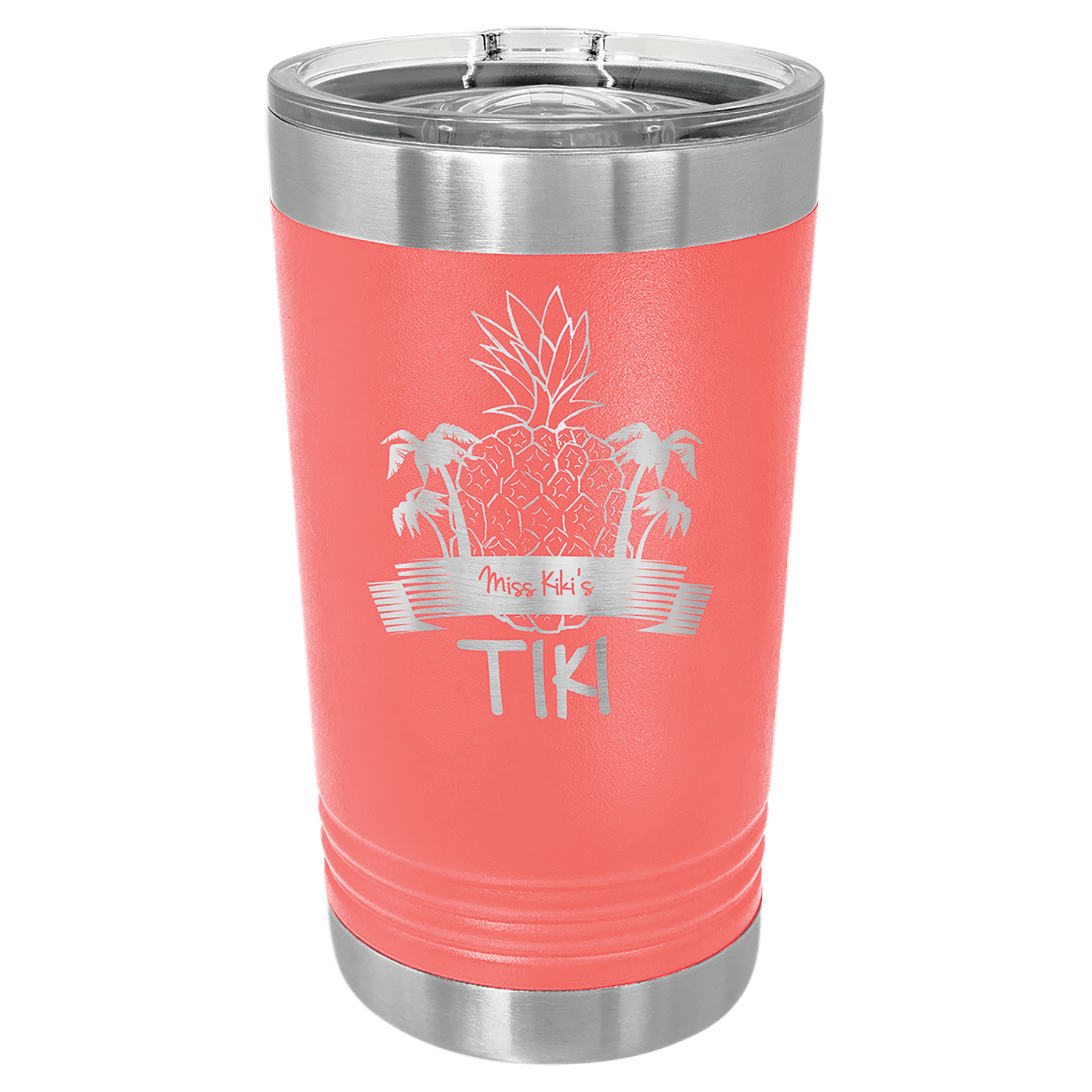 16 oz. Stainless Steel Pint with Slider Lid (18 Different Colors)