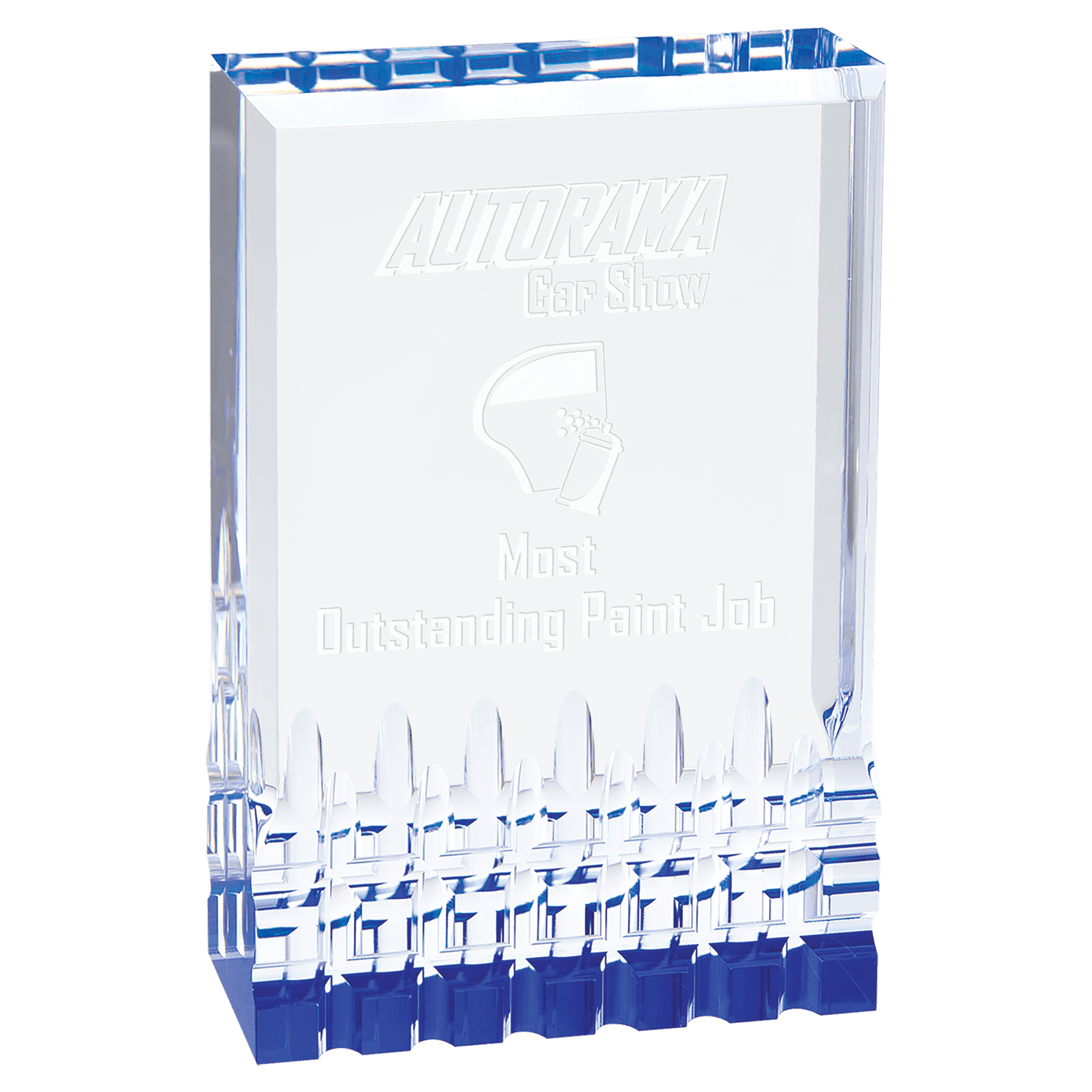 Blue Acrylic Awards