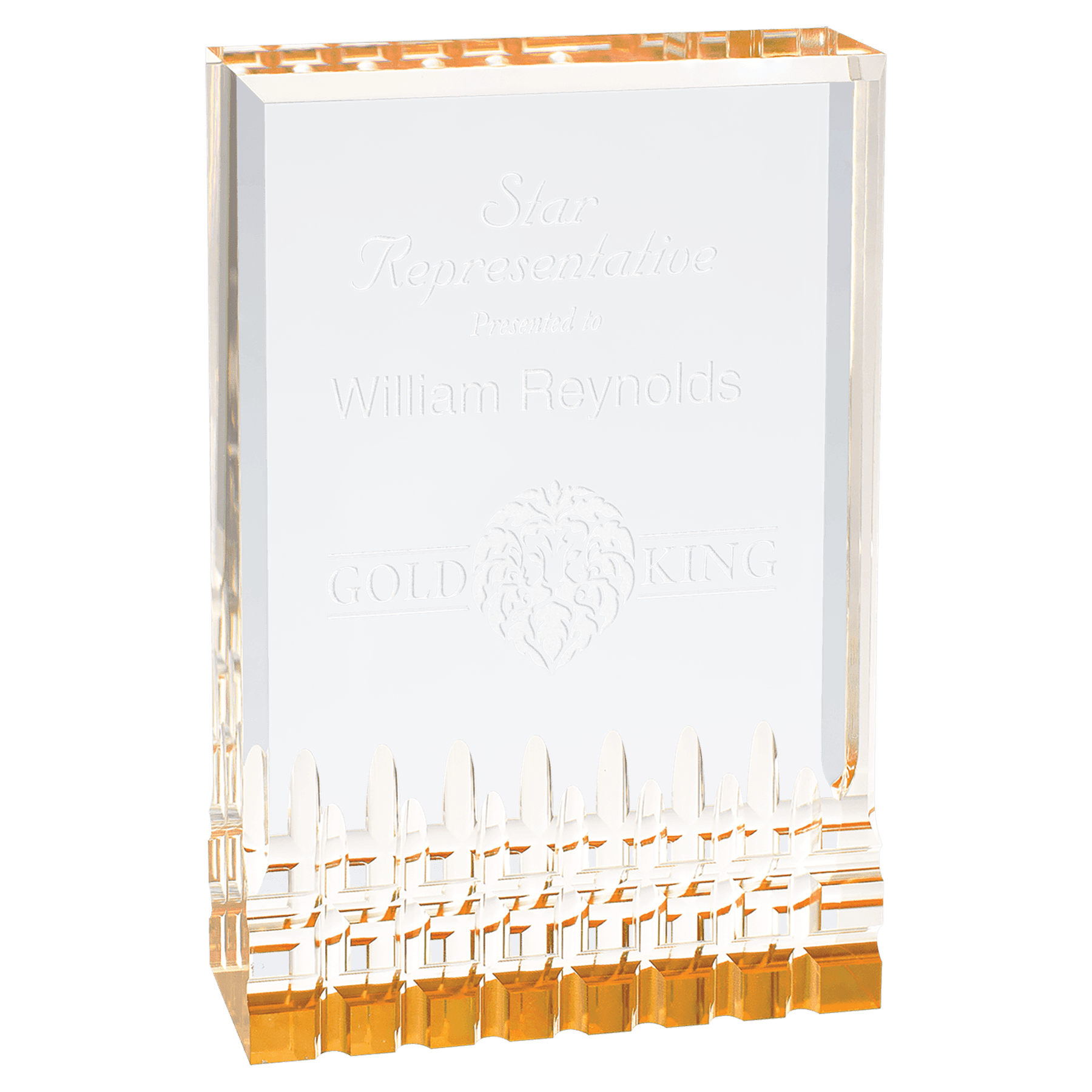 Gold Mirage Acrylic Award (4 Sizes)