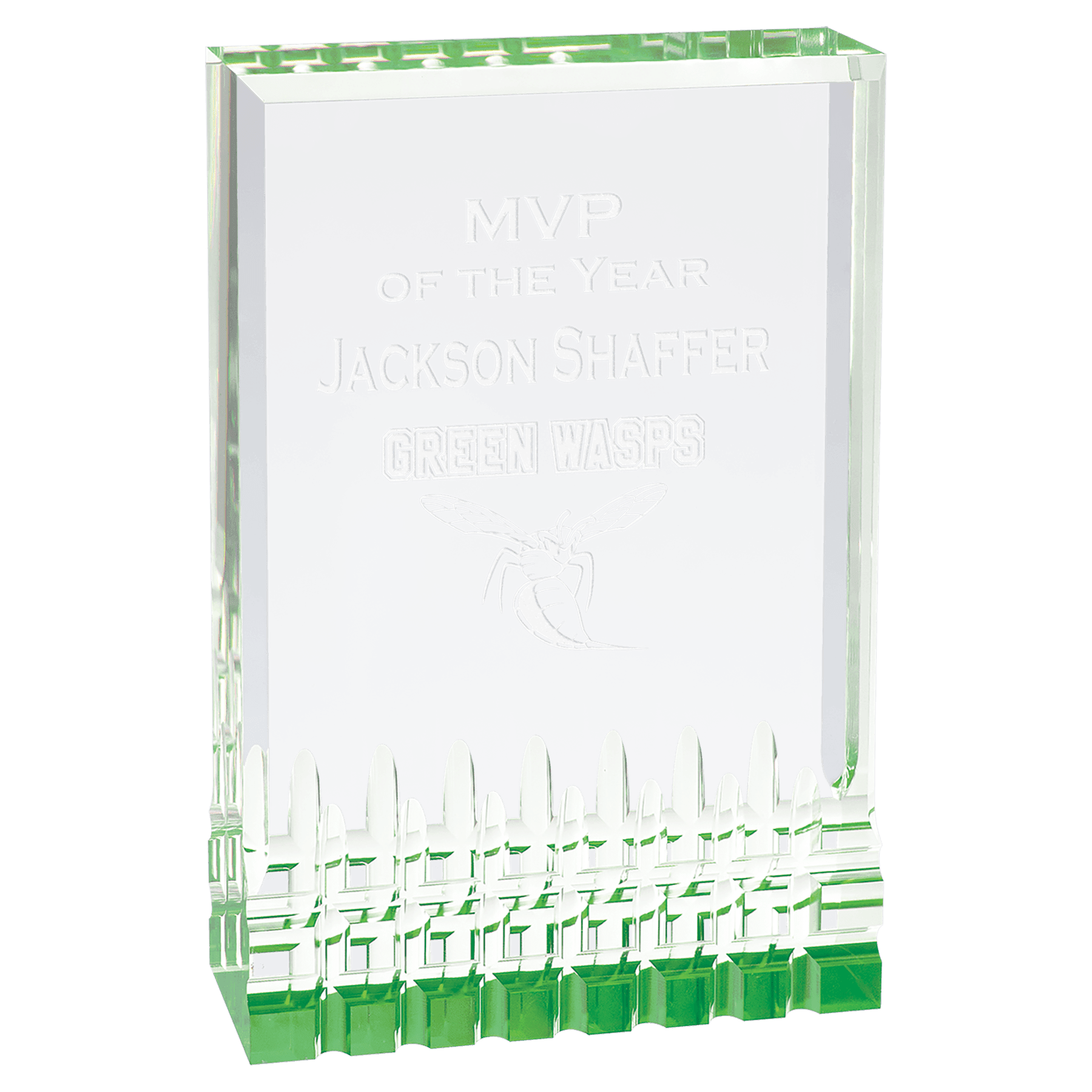 Green Mirage Acrylic Award (4 Sizes)
