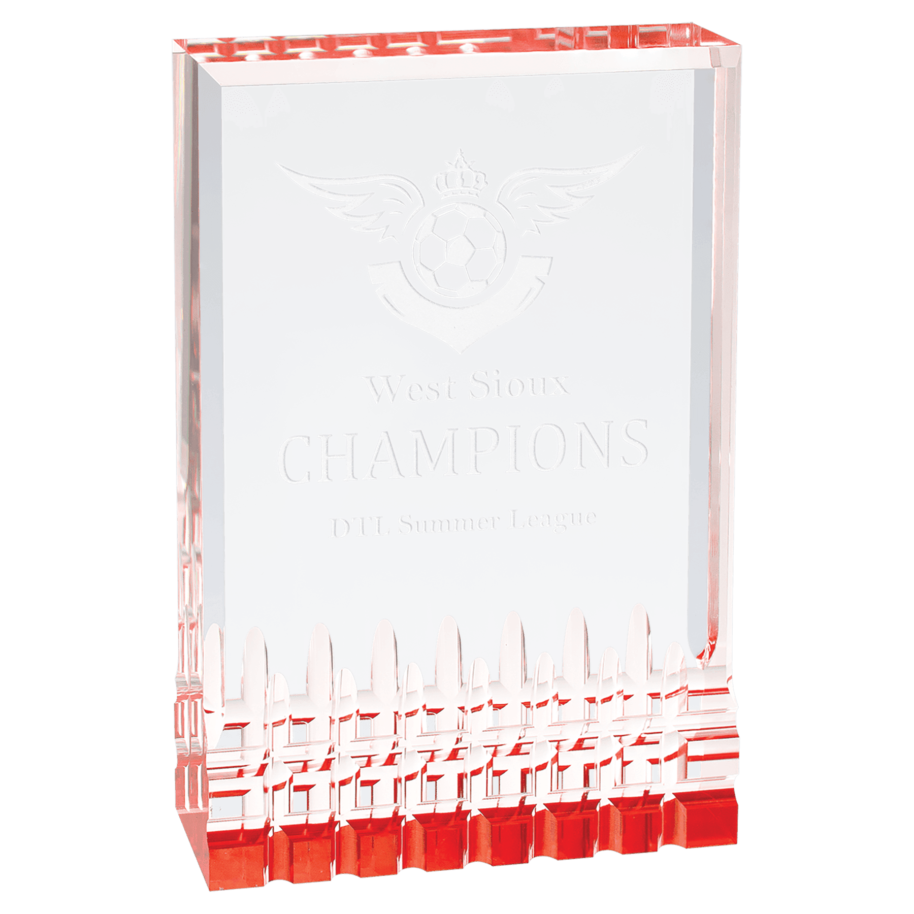 Red Mirage Acrylic Award (4 Sizes)