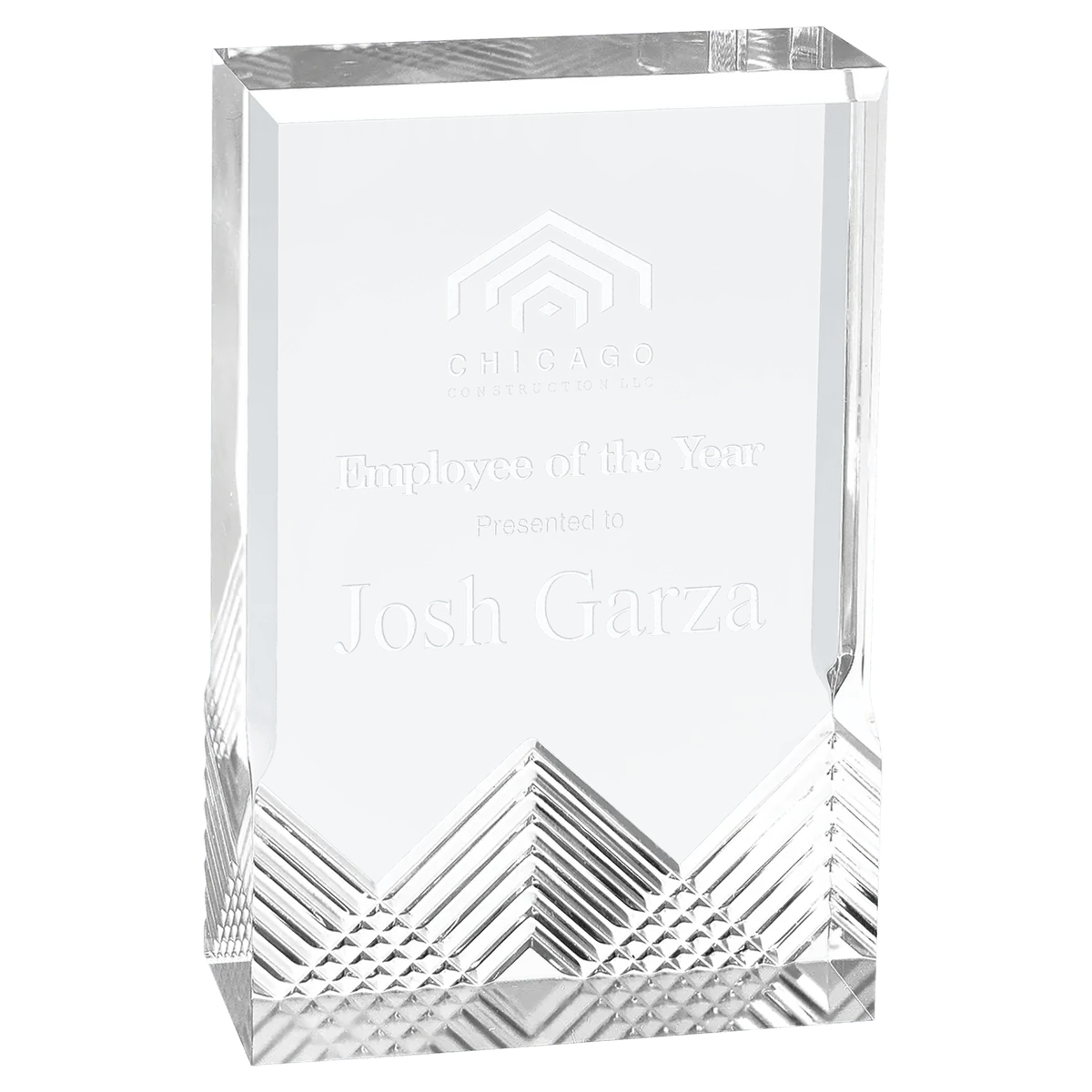 Silver Apex Mirage Acrylic Award (3 Sizes)