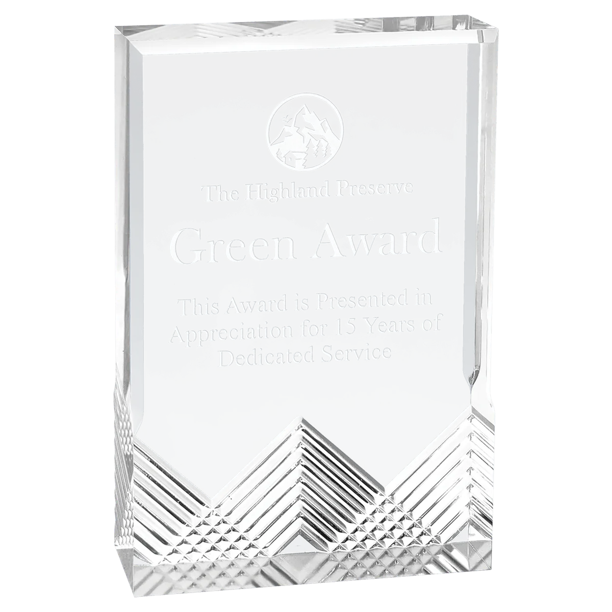 Silver Apex Mirage Acrylic Award (3 Sizes)