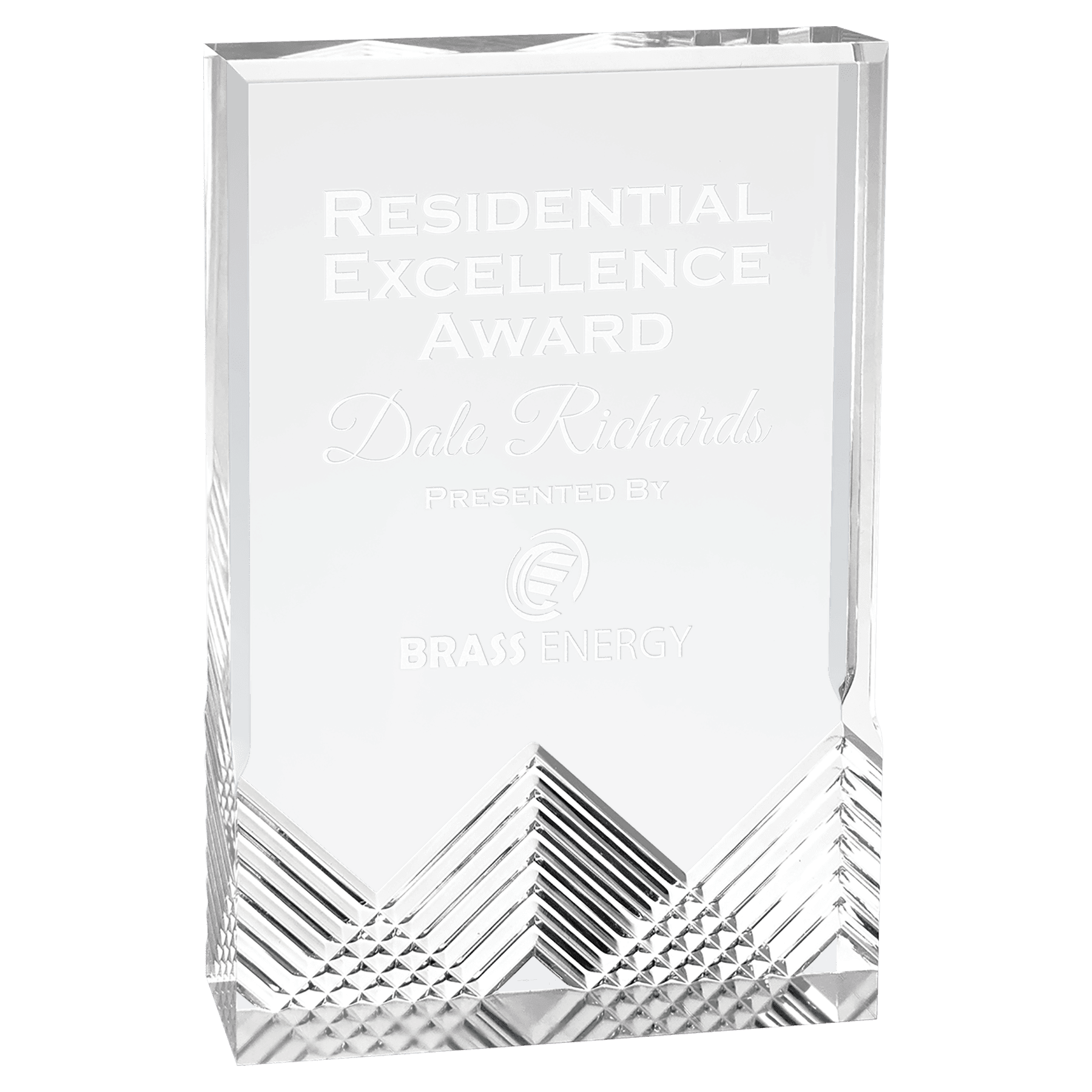 5" x 7" Silver Apex Mirage Acrylic