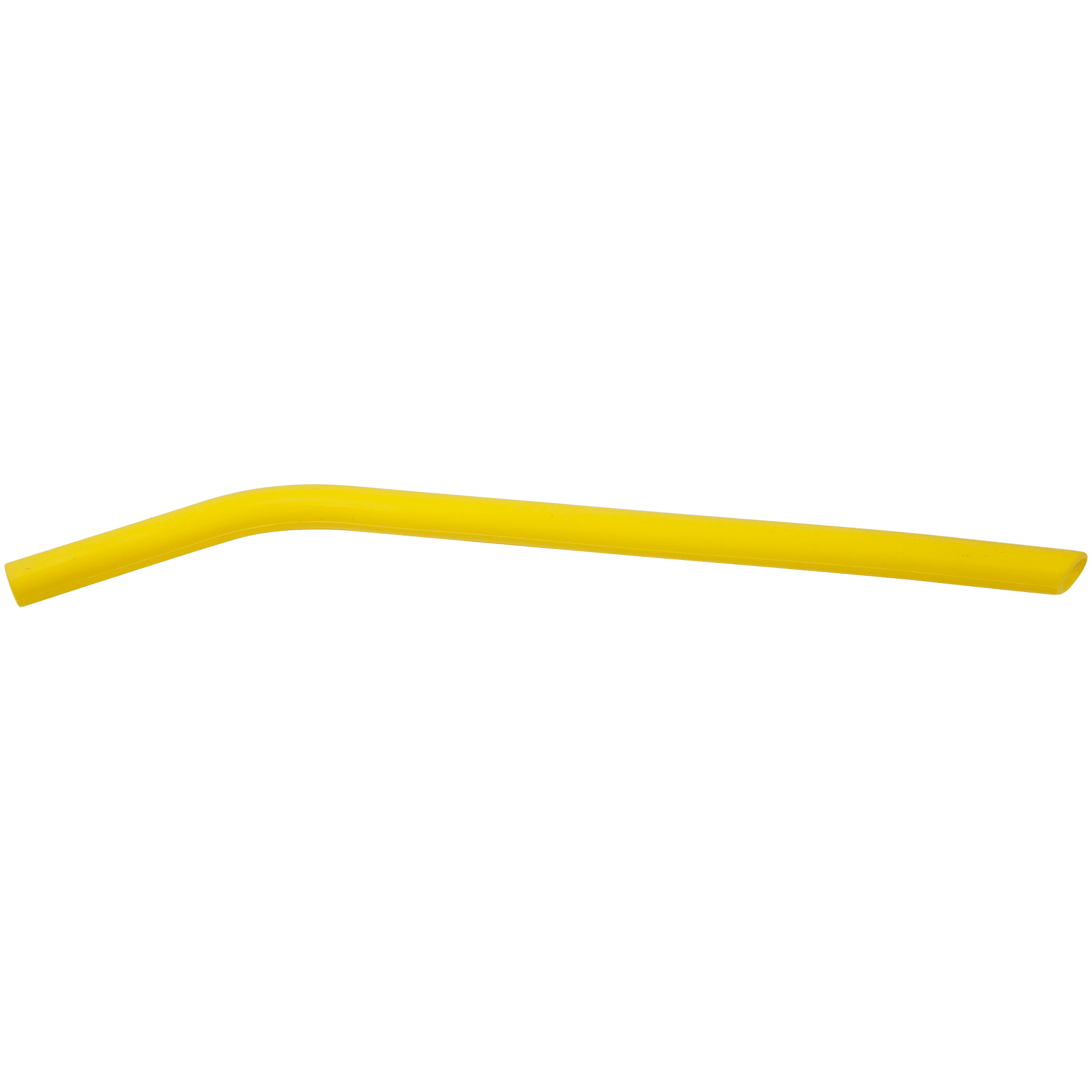 10" Yellow Large Silicone Straw