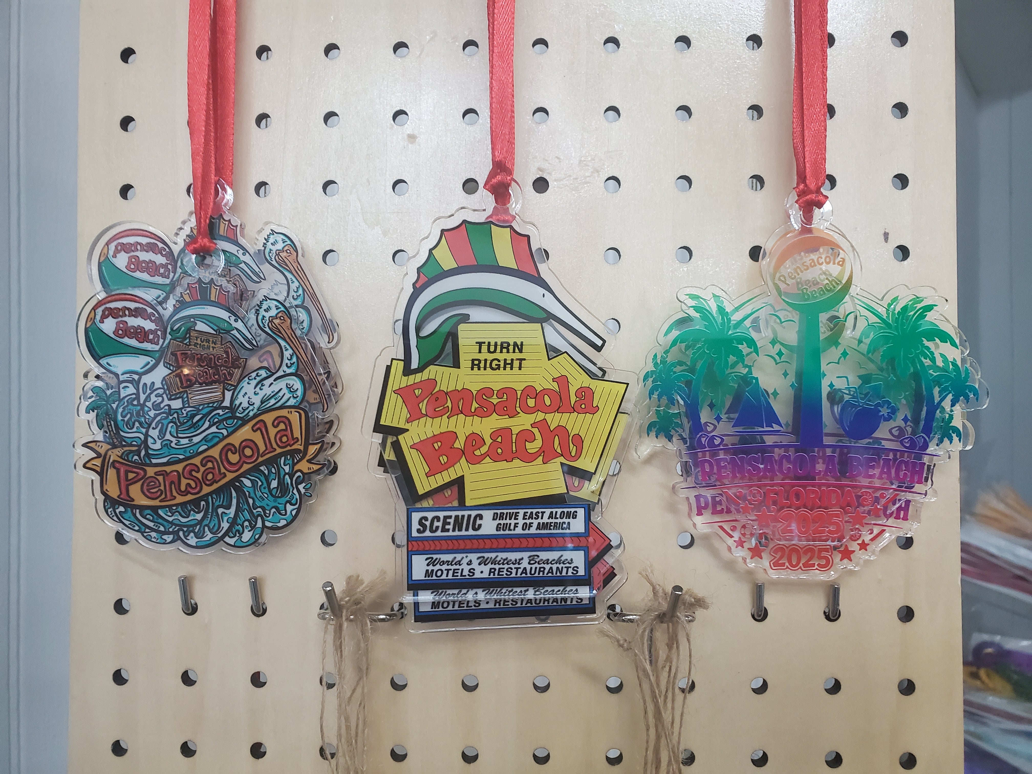 Pensacola Beach Ball Ornament