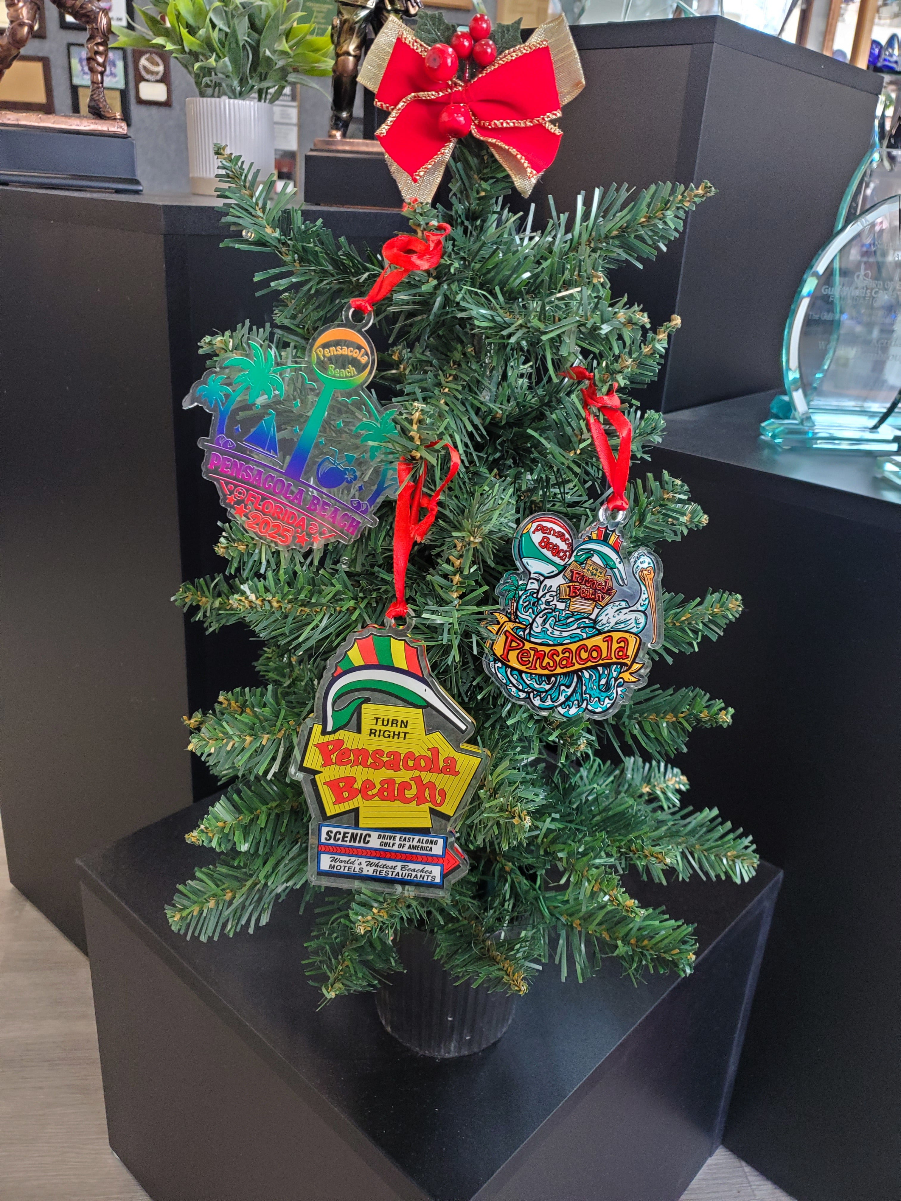 Pensacola Beach Ball Ornament