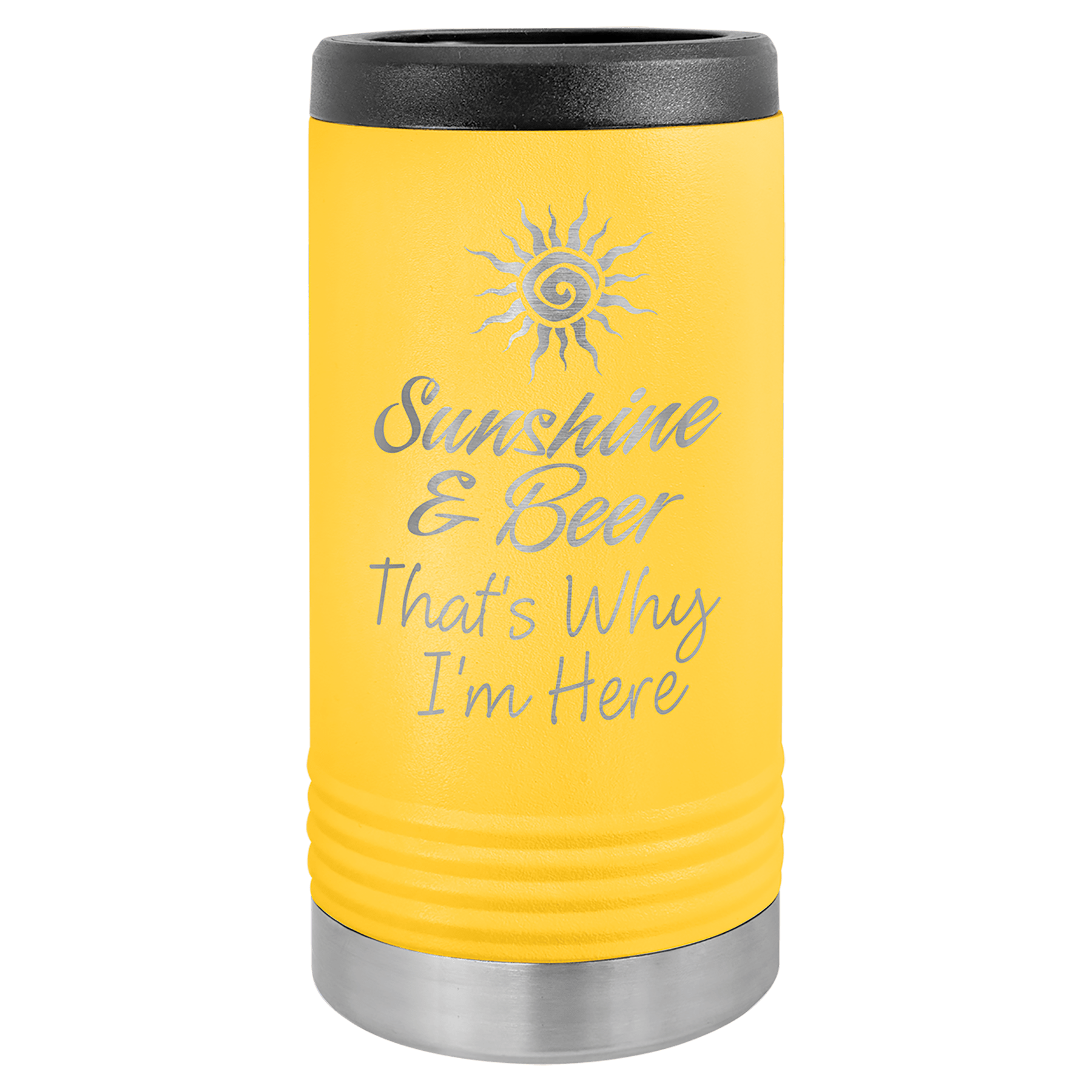 Polar Camel Black Slim Beverage Holder (18 Different Colors)