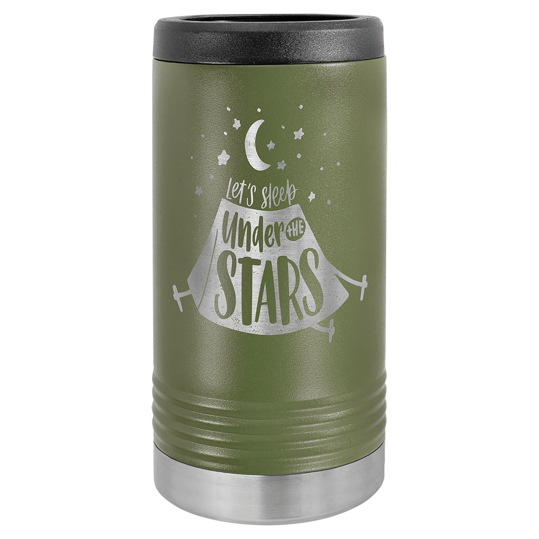 Polar Camel Black Slim Beverage Holder (18 Different Colors)