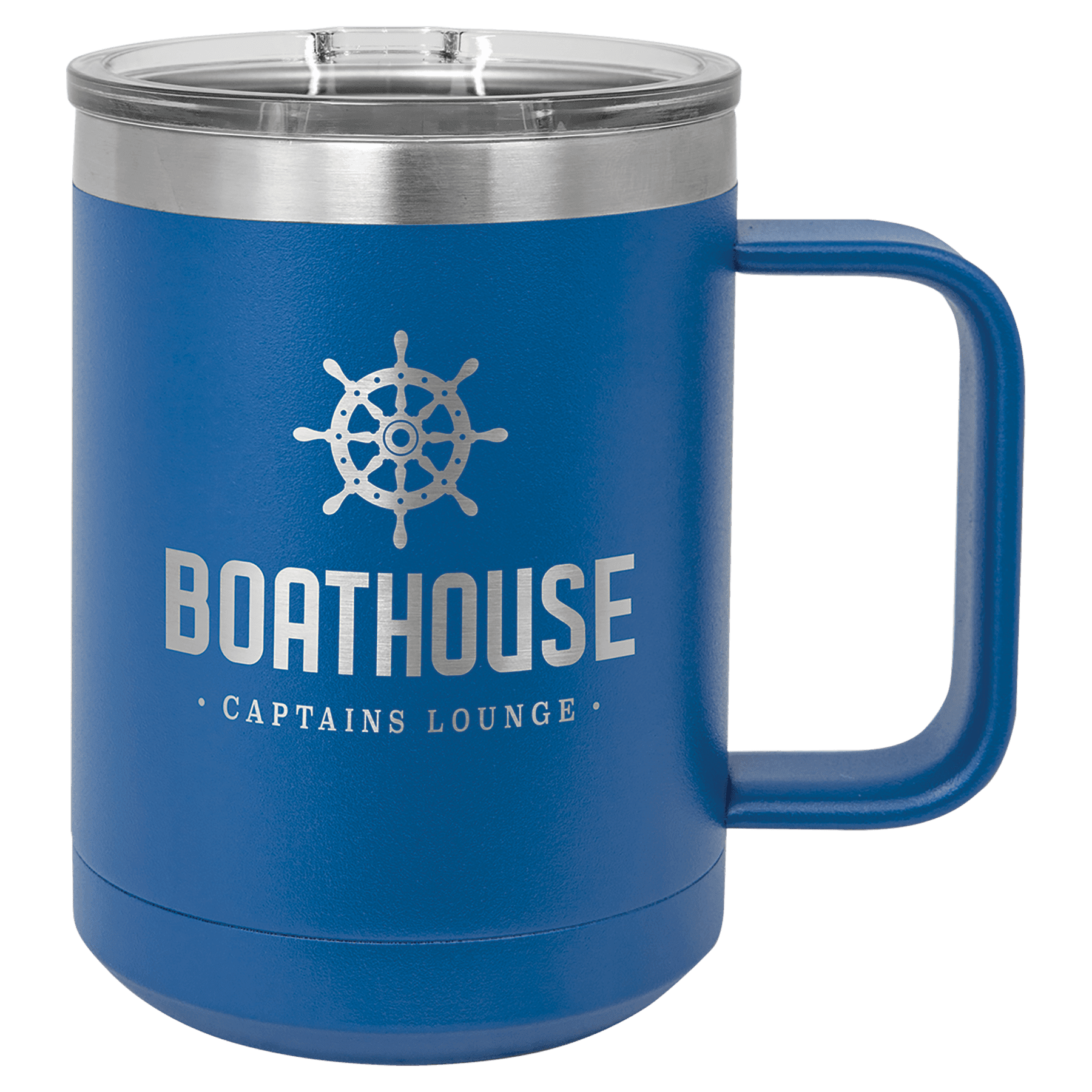 Royal Blue Polar Camel 15 oz. Vacuum Insulated Mug with Slider Lid