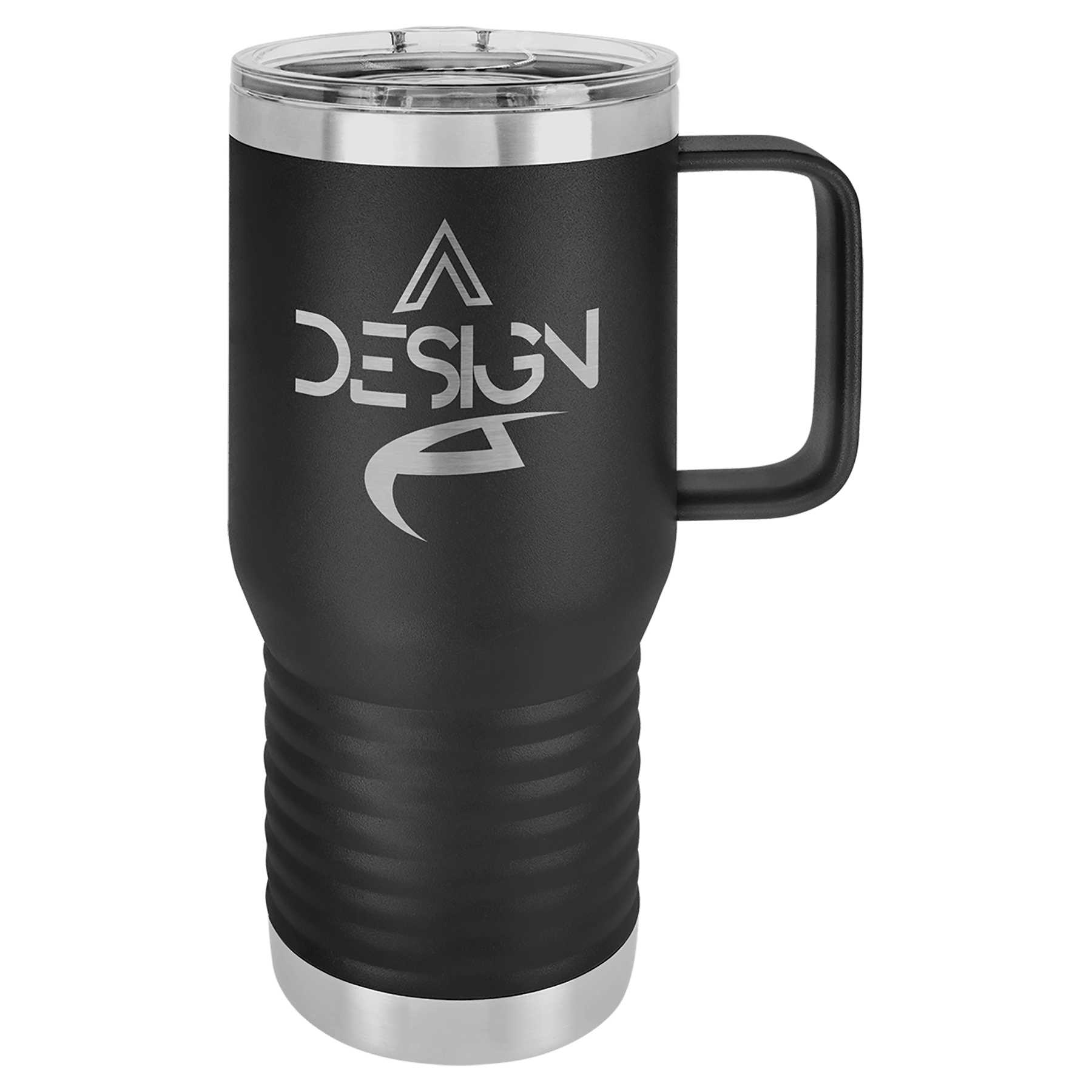 20 oz. Stainless Steel Vacuum Insulated Travel Mug with Slider Lid (18 Different Colors)
