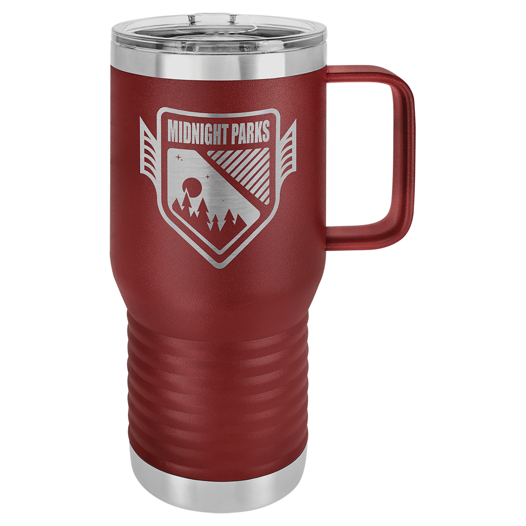 20 oz. Stainless Steel Vacuum Insulated Travel Mug with Slider Lid (18 Different Colors)