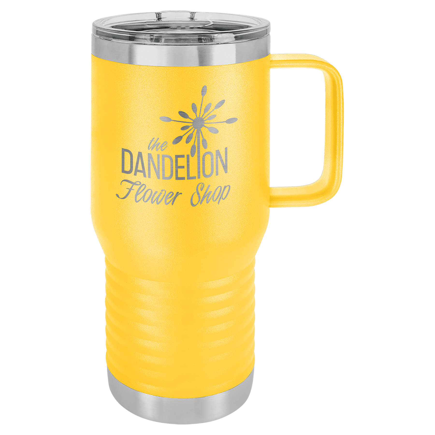 20 oz. Stainless Steel Vacuum Insulated Travel Mug with Slider Lid (18 Different Colors)