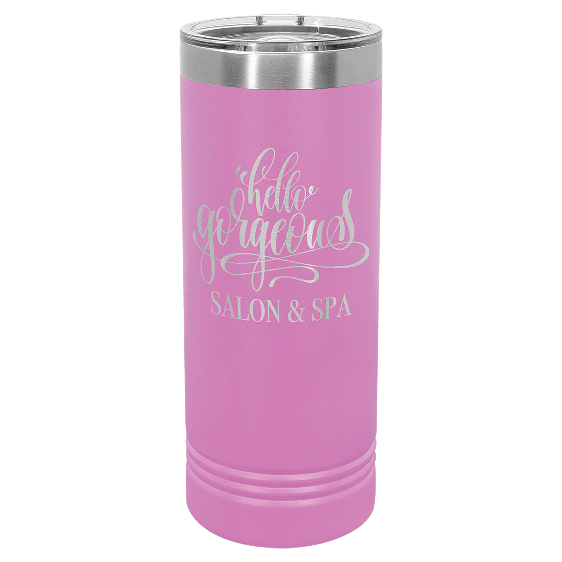 22 oz. Stainless Steel Skinny Tumbler with Slider Lid (18 Different Colors)