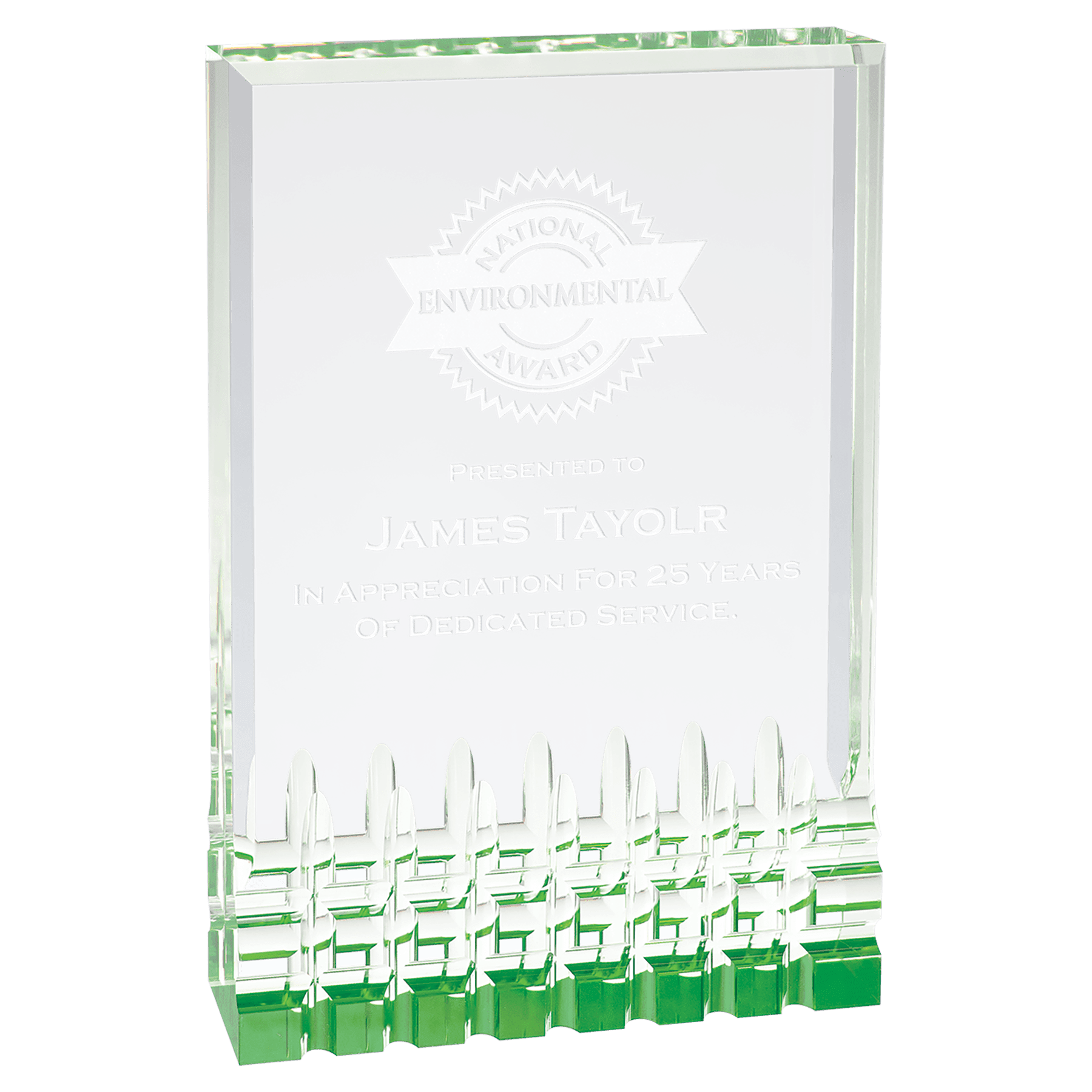 Green Mirage Acrylic Award (4 Sizes)