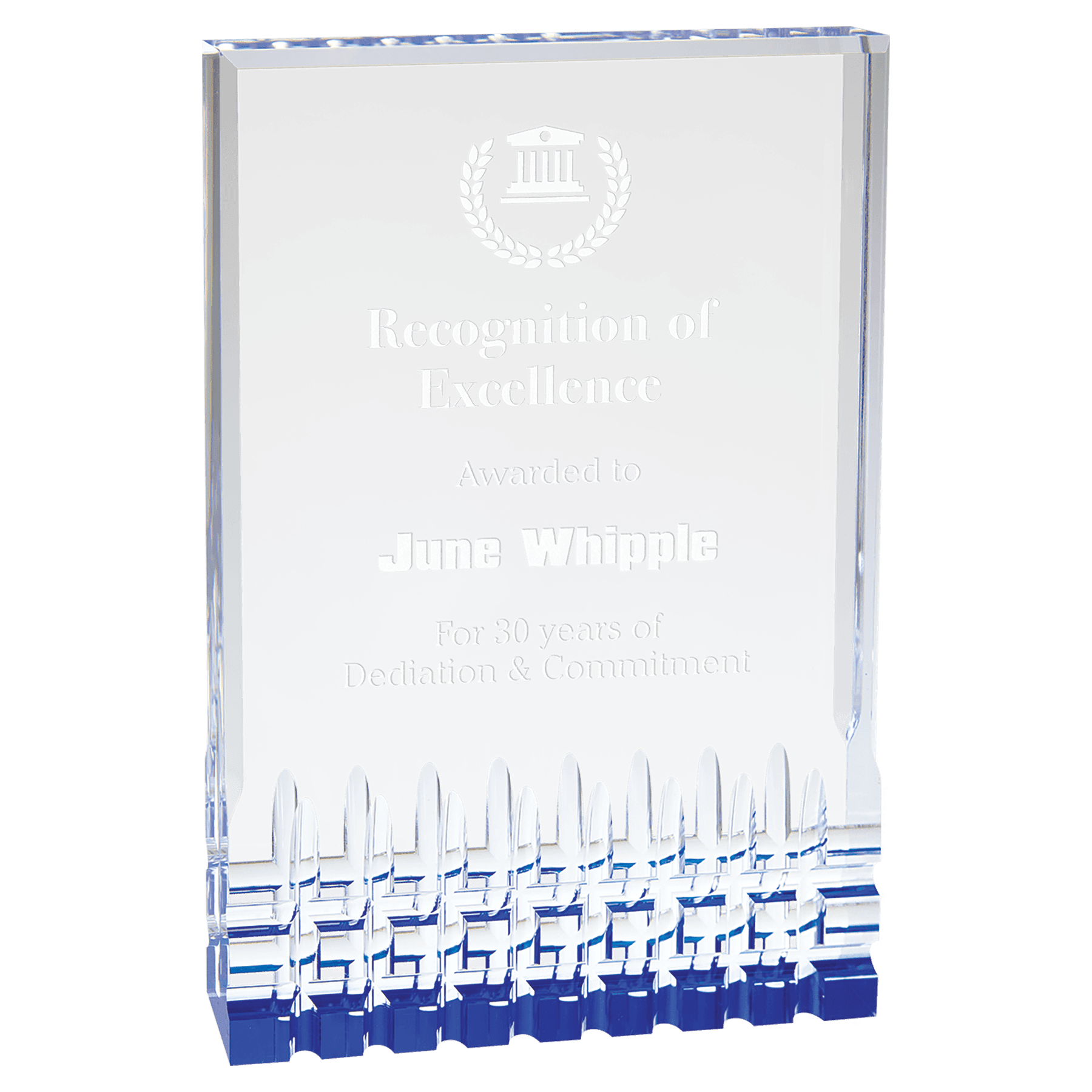 Blue Mirage Acrylic Award (4 Sizes)
