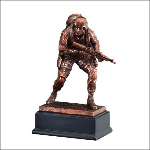 Soldier On The Move Statue