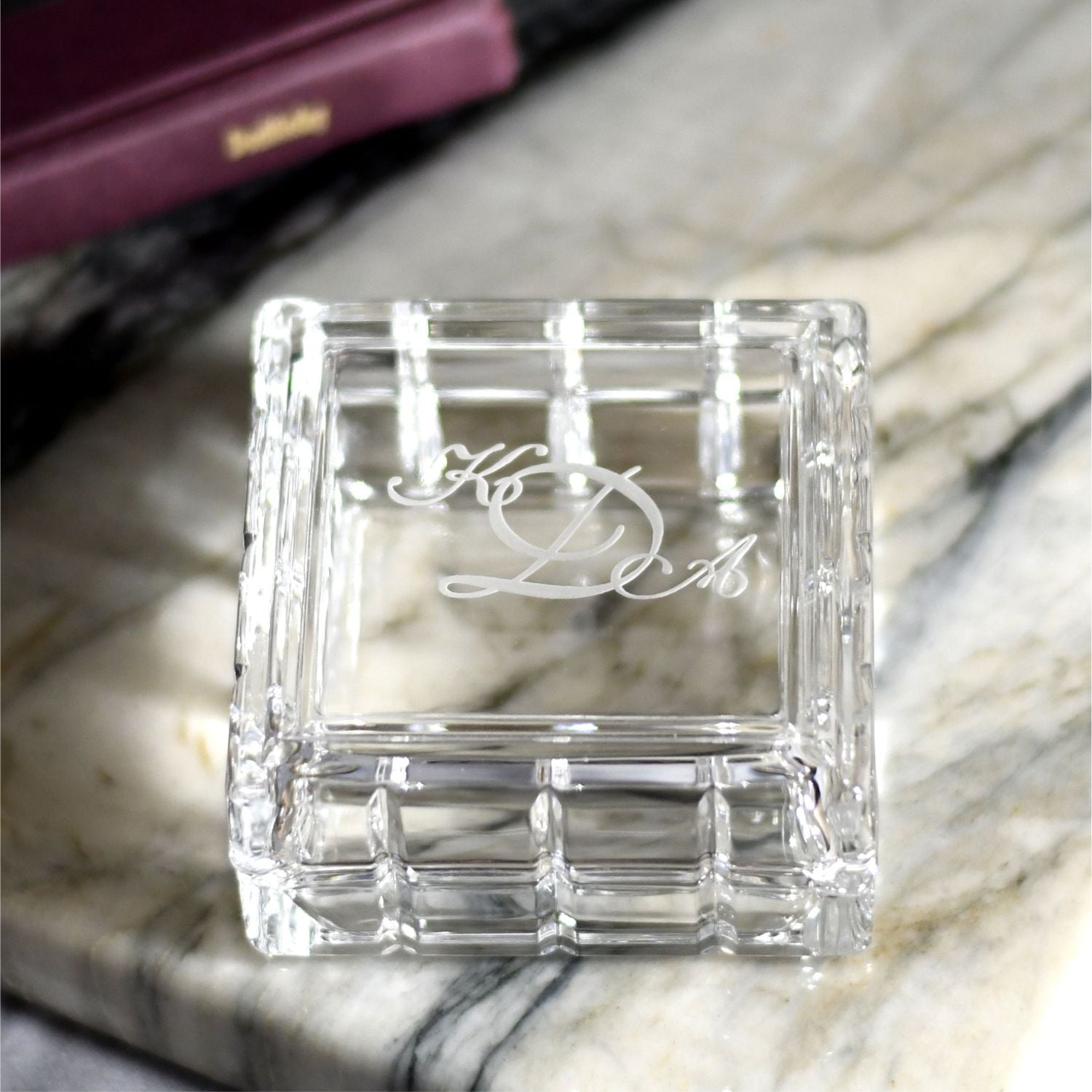 Glass Trinket Box